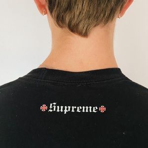 Black Authentic Supreme Longsleeve